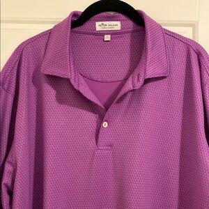 Peter Millar Purple Men's Shirt
